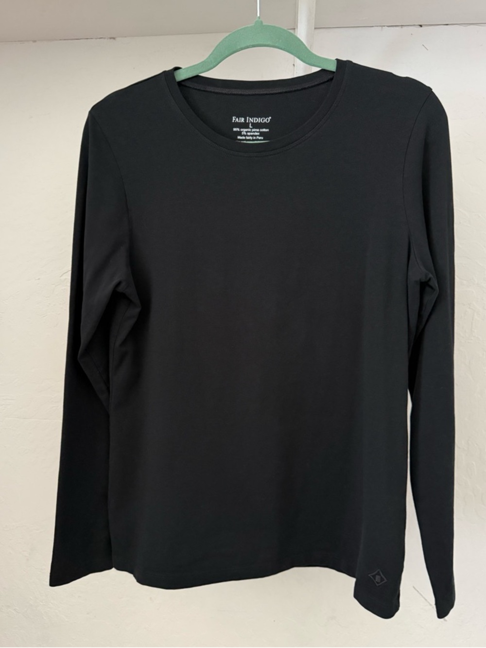 Bundle 3 for 50% off Fair Indigo Black Organic Pima Cotton Tee